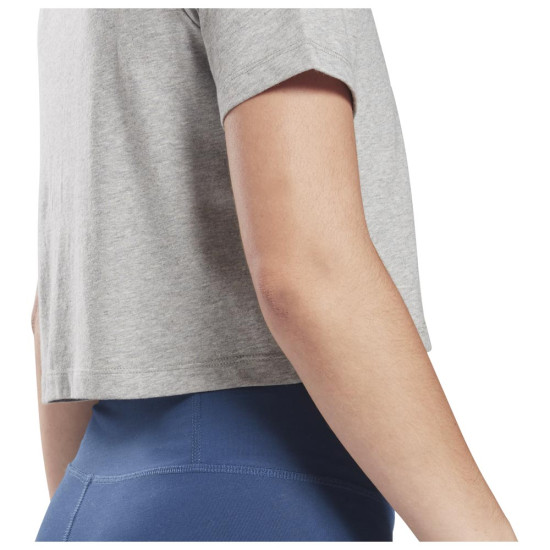 Reebok Γυναικεία κοντομάνικη μπλούζα RI BL Crop Tee Reebok Γυναικεία κοντομάνικη μπλούζα RI BL Crop Tee